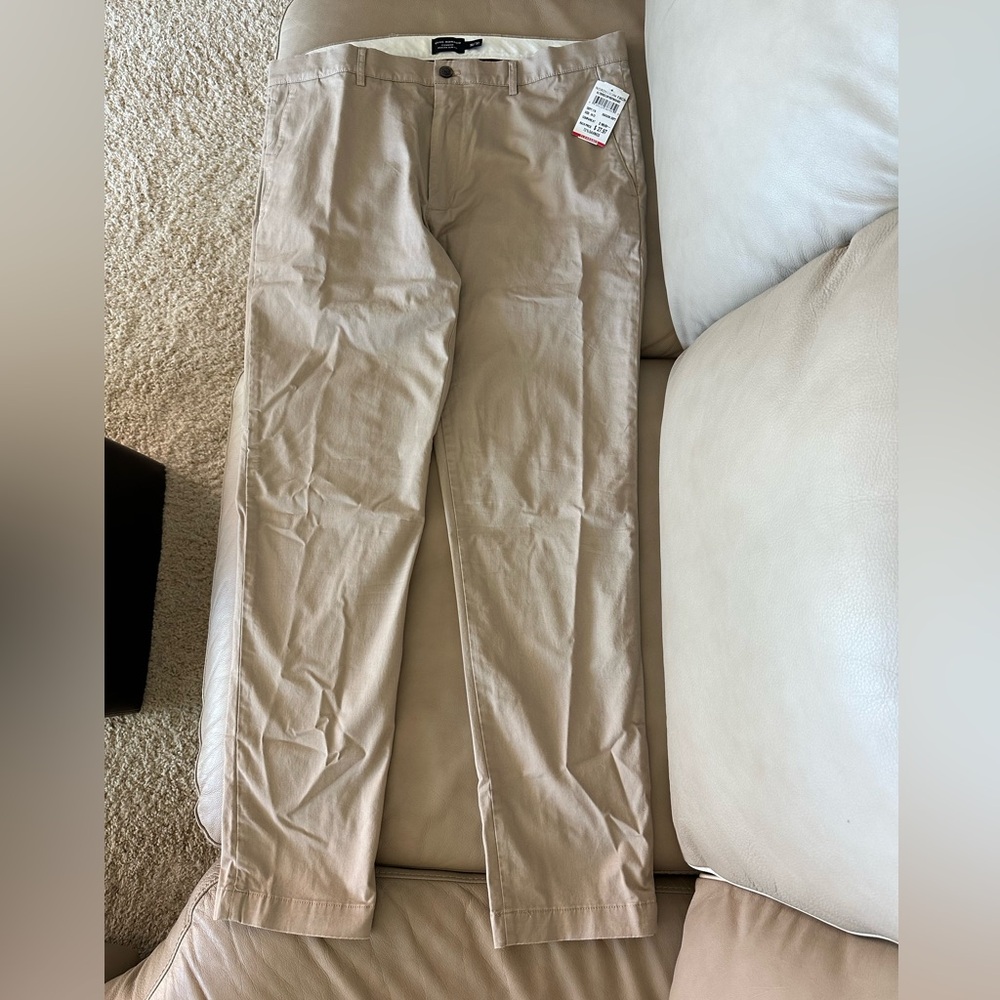 New Nordstrom Tan Chinos Classic Cotton Blend